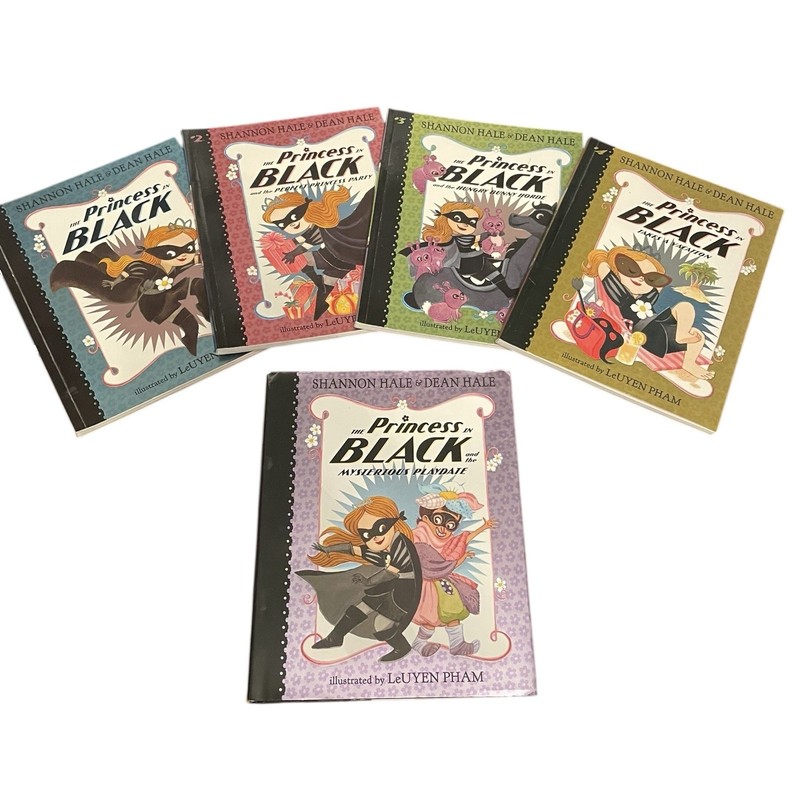The Princess In Black Book Set 1-5 Shannon & Dean Hale Ages 7-9