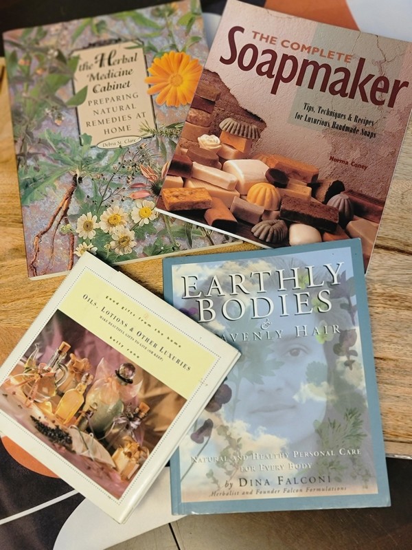 Natural Apothecary Book Lot (4) | Herbal Remedies, Soapmaking, DIY Beauty