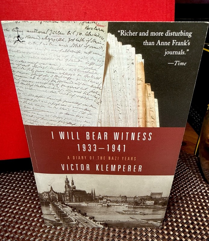 I Will Bear Witness: A Diary of the Nazi Years, 1933-1941 – Paperback – NEW
