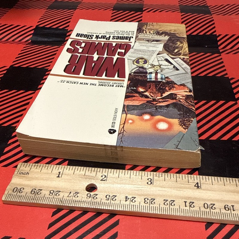 War Games by James Park Sloan ~ 1973 Vintage Paperback Book Action Thriller gallery