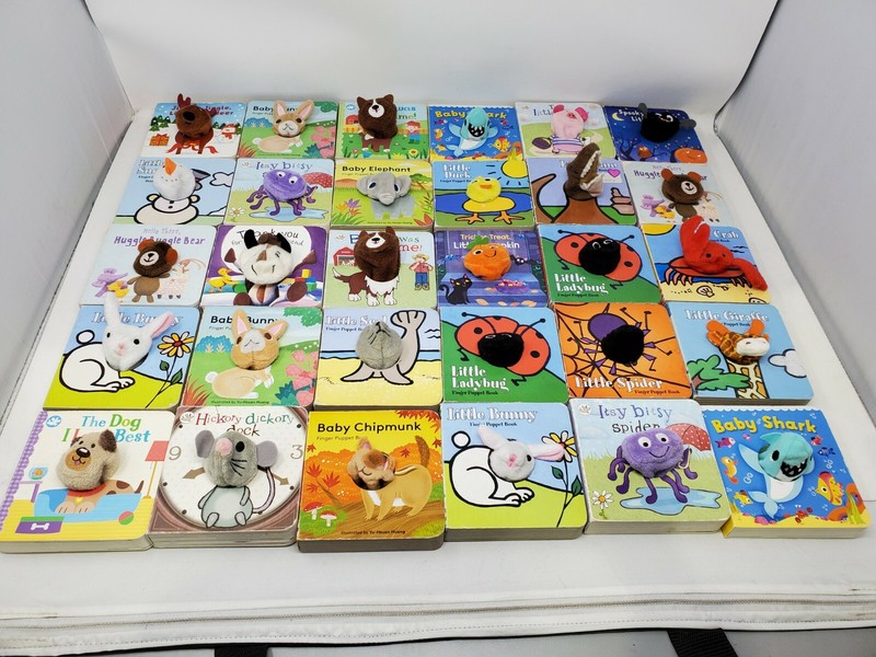 Lot of 10 Finger Puppet Board Books Lot Random gallery