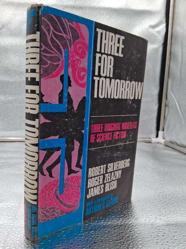Three for Tomorrow 1969 BCE Hardcover Book with Dust Jacket Science Fiction