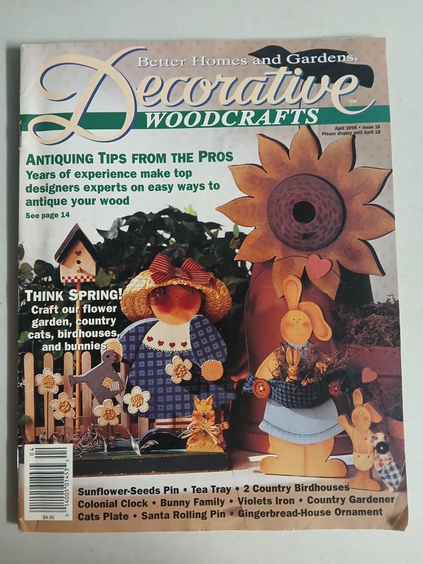 Decorative Wood Crafts by BH&G–April 1994, No 16—-good