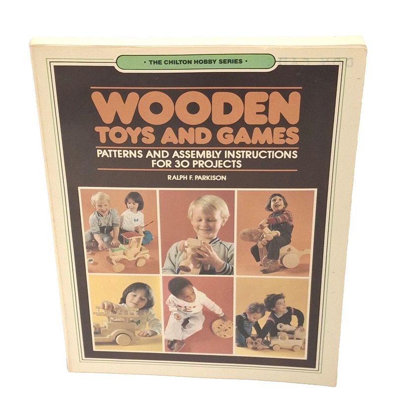 1980s Vintage Wooden Toy Making Books Lot of 7 DIY Plans Trains Dinosaur Set gallery