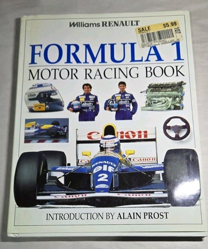 1994 Formula 1 Motor Racing Book By Williams Renault Intro By Alain Prost