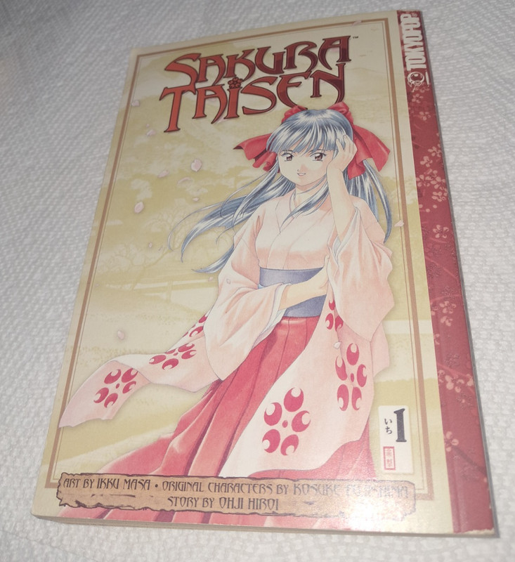 Sakura Taisen Vol. 1 Ohji Hiroi Kosuke Fujishima Tokyopop Manga 1st print 2005