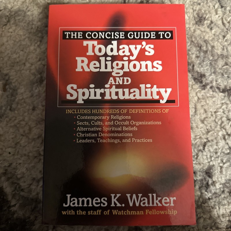 James K Walker Today’s Religions And Spirituality VG
