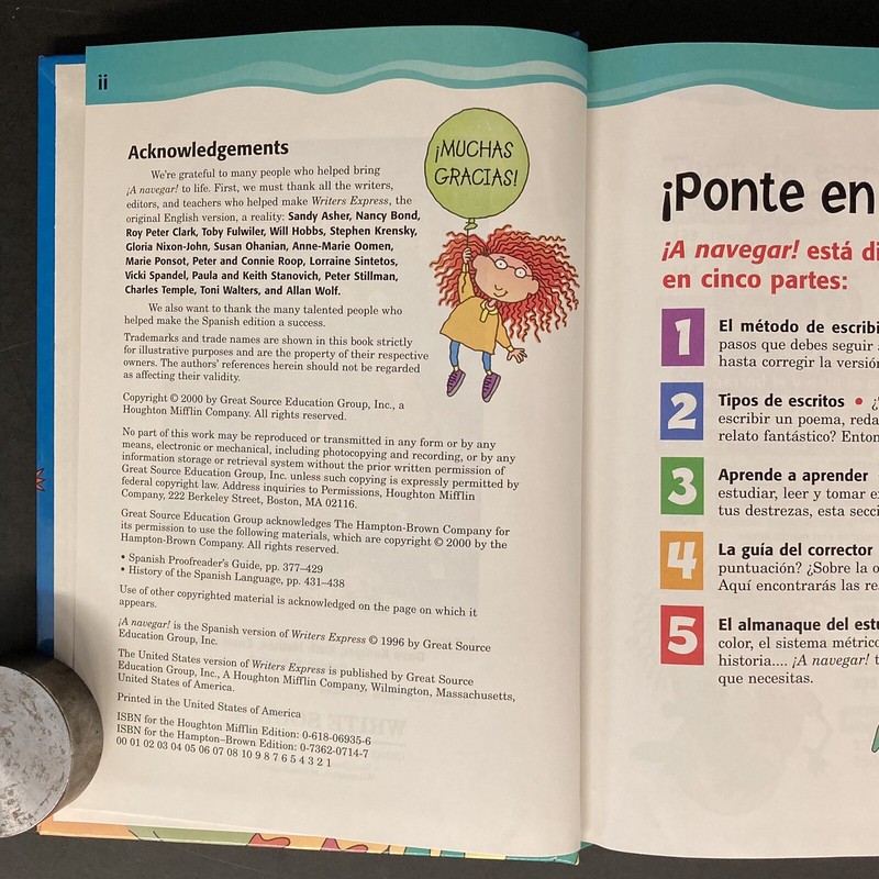 A navegar! Hampton-Brown Manual para ESCRIBIR, PENSAR Y APRENDER - LN condition gallery