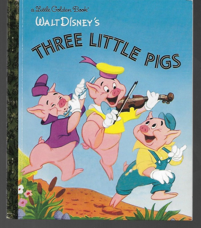 A Little Golden Book Disney’s Three Little Pigs 2004 First Random House Edition
