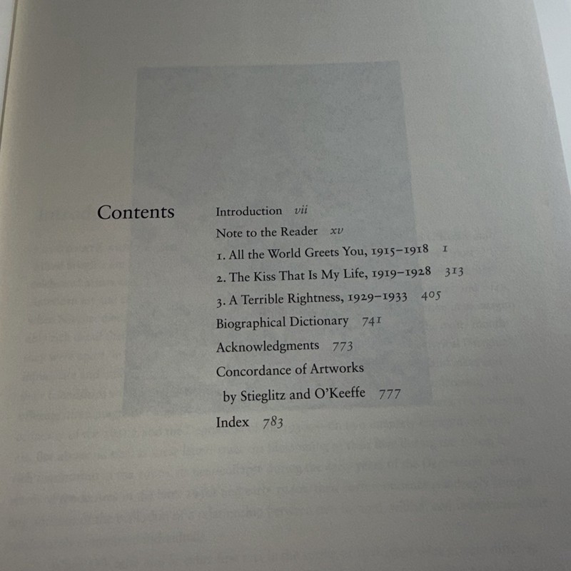 My Faraway One Vol. 1 : Selected Letters of Georgia o'Keeffe Alfred Stieglitz gallery