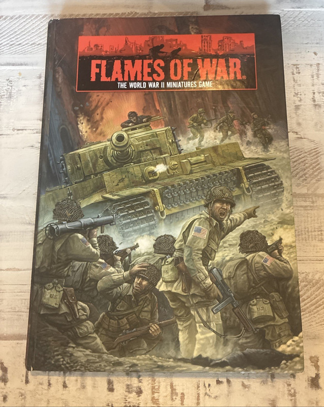 Flames of War WW2 Miniatures Game Core Rule Book Hardcover Battlefront 2006