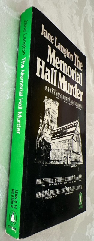 THE MEMORIAL HALL MURDER by JANE LANGTON Penguin PB 1978 1981 Like New gallery