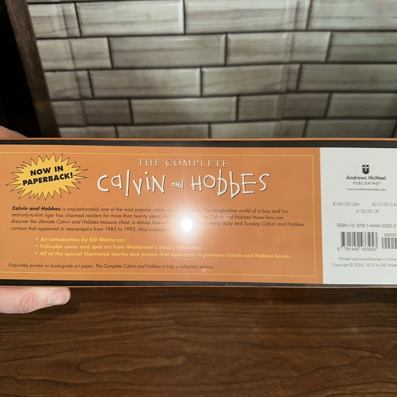 The Complete Calvin and Hobbes by Bill Watterson Paperback Box Set SEALED gallery