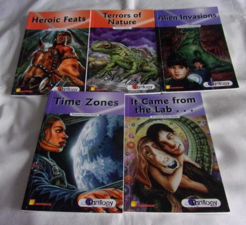 Set of 5 Thrillology 3-in-1 chapter books- 15 stories