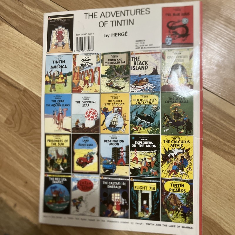The Black Island (The Adventures of Tintin) - By Herge - GOOD gallery