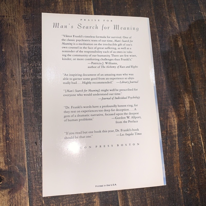 Man's Search for Meaning, Frankl, Viktor E. gallery