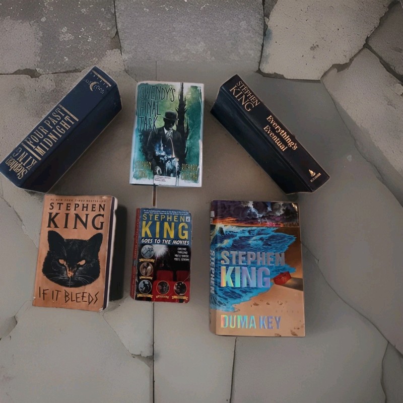 Mixed Lot Of 6 Stephen King Classics 4 Hardcover 2 Paperbacks Great Condition