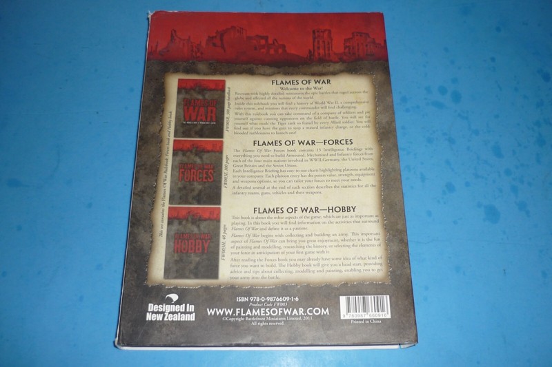 "FLAMES OF WAR" - WORLD WAR II MINIATURES GAME - 3 BOOK SET w/ SLIPCOVER gallery