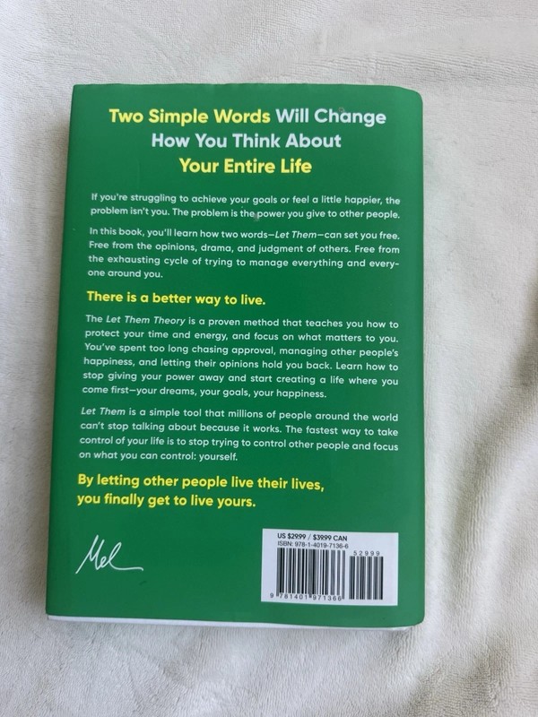 The Let Them Theory By Mel Robbins Hardcover Self Improvement Spiritual Growth gallery