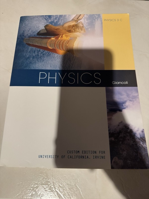 Physics 3C: Custom Edition for UCI by Douglas C. Giancoli (Paperback)