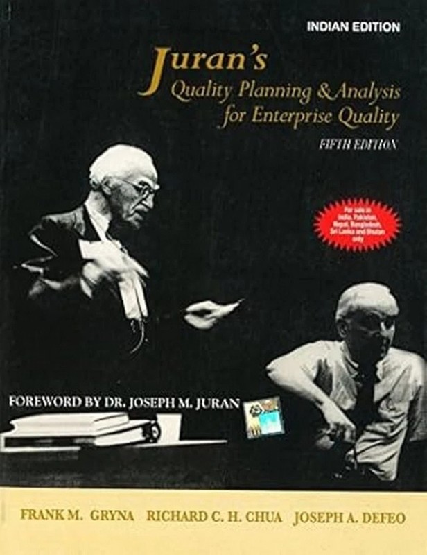 NEW: JURAN’S QUALITY PLANNING AND ANALYSIS By Frank M. Gryna – 9780070618480
