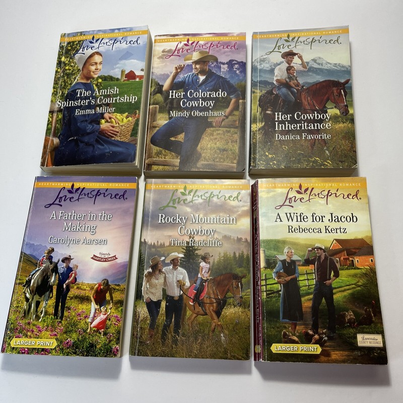 11x Love Inspired Inspirational Romance Novel Books (Paperback) gallery