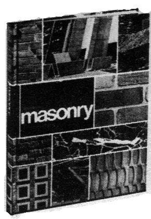 Modern Masonry Hardcover Clois E. Kicklighter