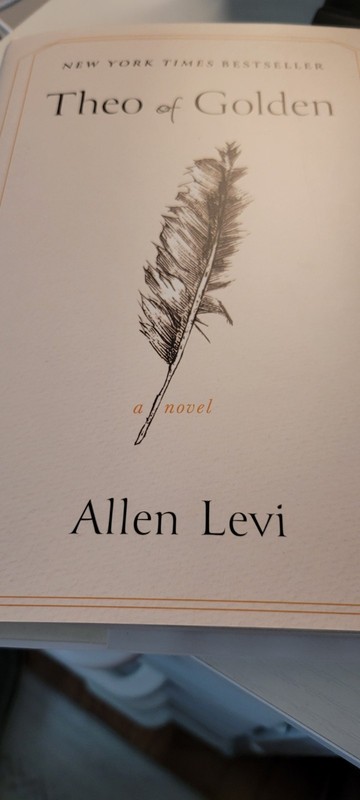 SIGNED Theo of Golden by Allen Levi Hardcover Atria Edition / Sixth Printing