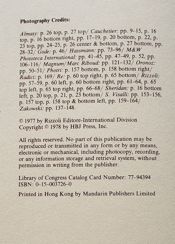 1978 Grand Tour Individual Creations Hardcover 168 Pages Taj Mahal, The Escorial gallery