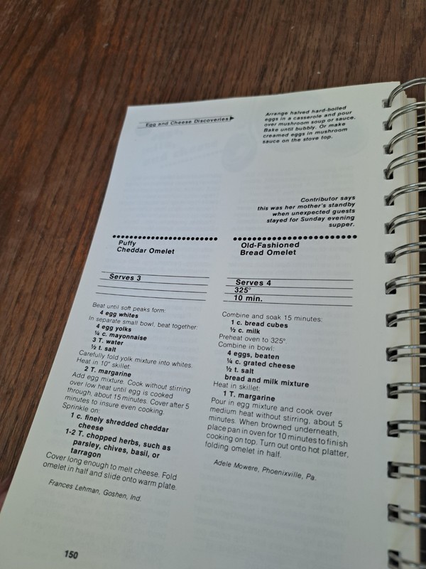 Vintage Mennonite More With Less Cookbook Recipes 1980 Spiral book prepper gallery