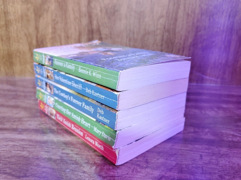 Love Inspired Inspirational Romance Lot 5 Books Harlequin Amish Cowboy Faith PB gallery