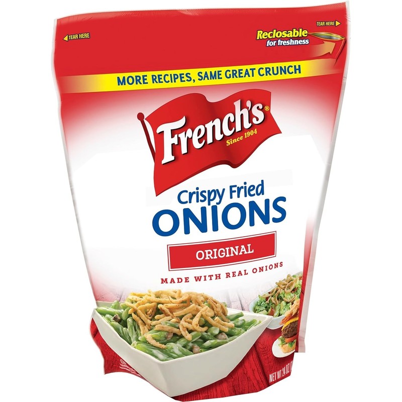 Crispy Fried Onions, 24 oz Pack of 6 - Perfect for Casseroles & Salads gallery