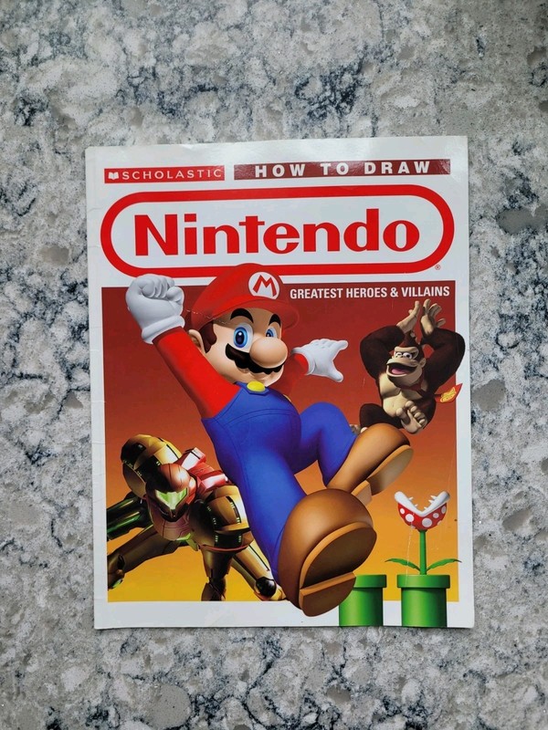 How To Draw Nintendo Greatest Heroes and Villians Ron Zalme – Book
