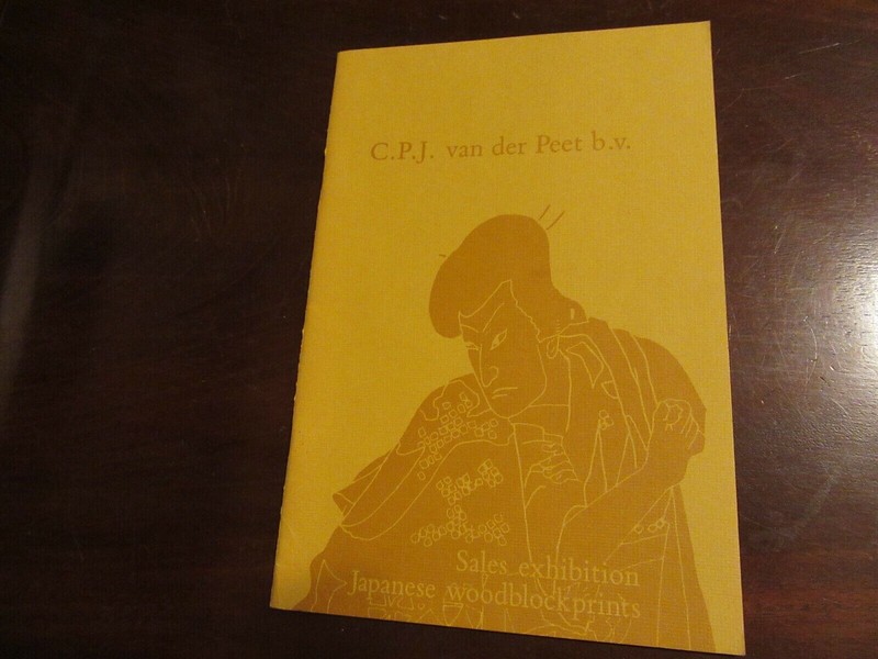 C.P.J.van der Peet b.v. Sales Exhibition Japanese Woodblock prints softcover