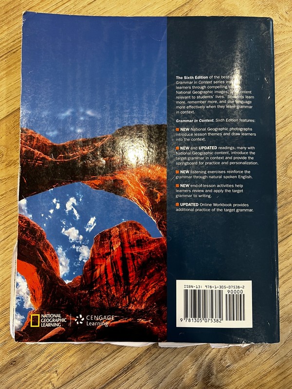 Grammar 2 in context 6th edition Elbaum, ISBN: 978-1-305-07538-2 gallery