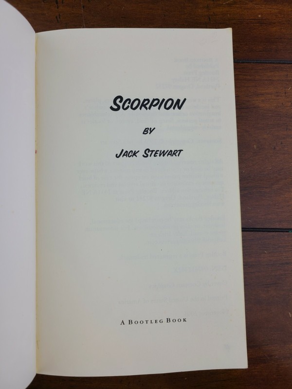 Scorpion by Jack Stewart, Paperback, Very Good Condition gallery