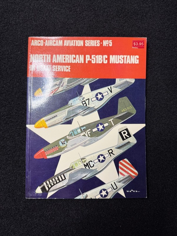 North American P-51B/C Mustang USAAF Service McDowell 1969 WWII Aviation