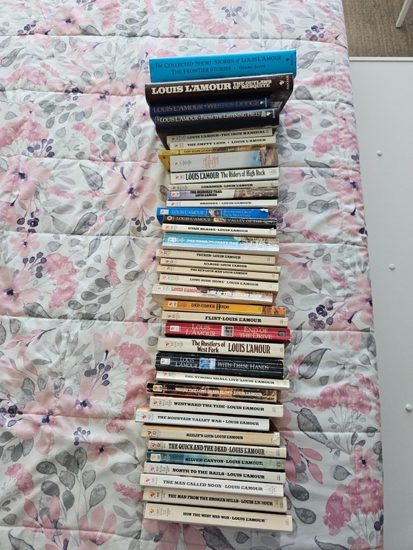 Louis L’amour books – 37 books