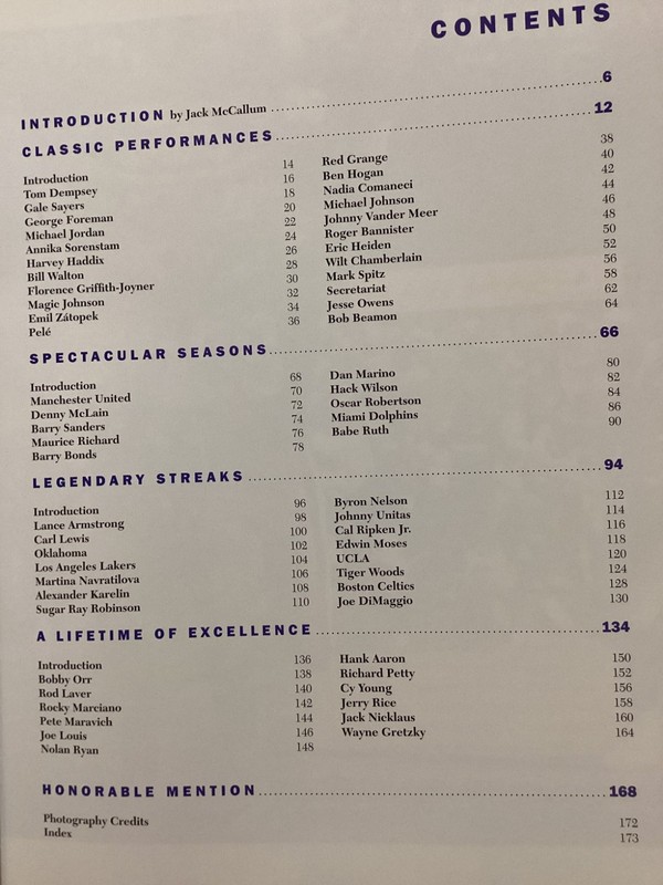 SPORTS ILLUSTRATED GREATEST FEATS,UNFORGETTABLE ACCOMPLISHMENTS,174 PAGES/NO PH gallery