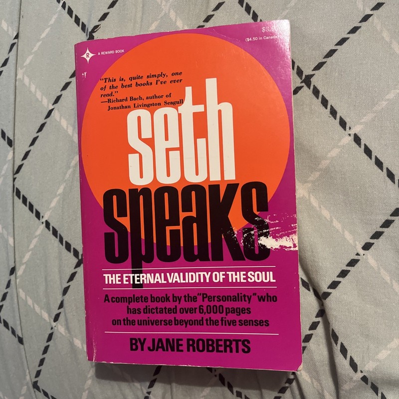 Seth Speaks Jane Roberts 1972 Paperback Metaphysical Channeling Prentice-Hall PB