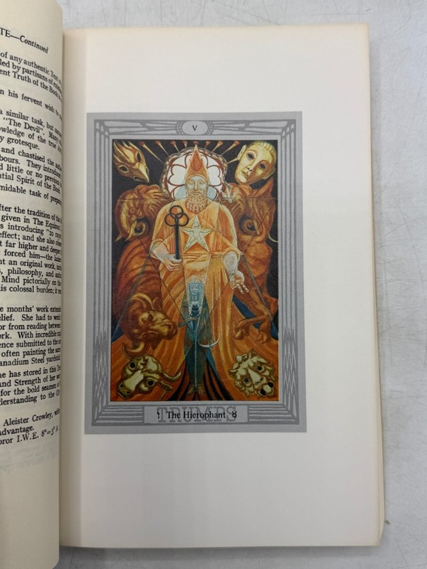 Book of Thoth Egyptian Tarot Aleister Crowley 1983 Samuel Weiser Occult gallery