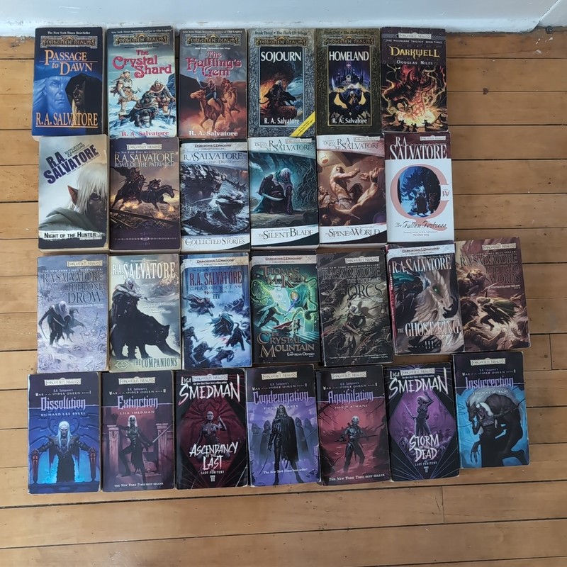 Forgotten Realms Book lot of 26 Collected Stories Companions Paperback