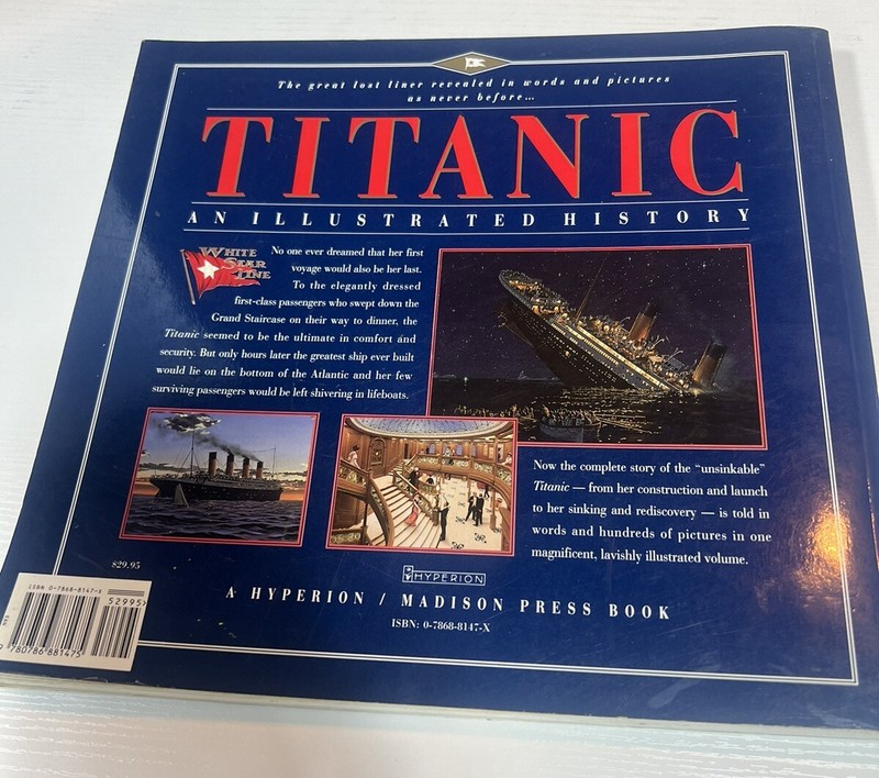 Titanic Illustrated History Hyperion Press 1998 Fifth Paperback Lynch Marschall gallery