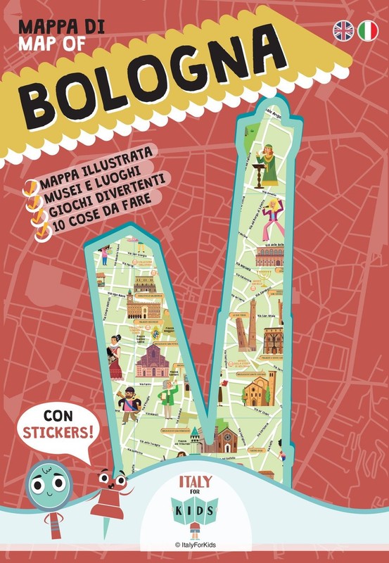 Mattia Cerato C. O’Sulliv Mappa di Bologna Illustrata. Con adesivi. (Paperback)