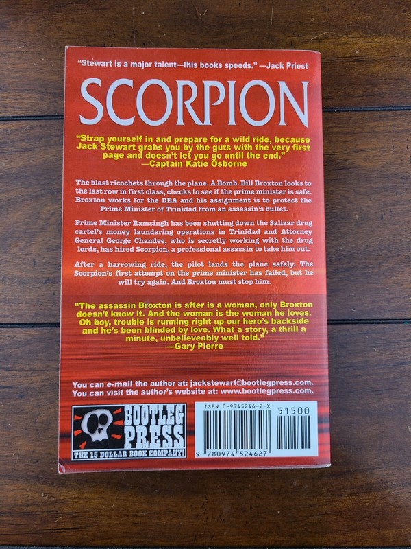Scorpion by Jack Stewart, Paperback, Very Good Condition gallery