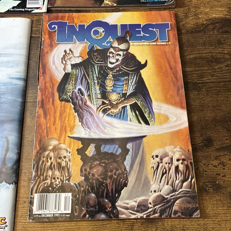 Lot Of 6 Inquest Collectible Card Magazines Issues from 1995 to 2006 gallery