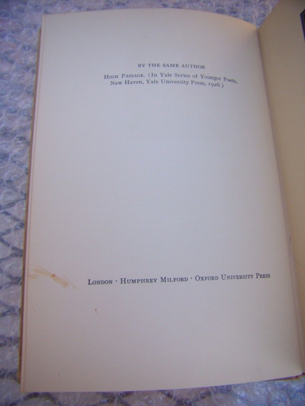 Westering by THOMAS HORNSBY FERRIL Hardcover Yale University Press Second 1935 gallery