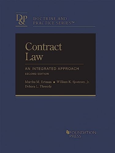 Contract Law: An Integrated Ap – Hardcover – VERY GOOD