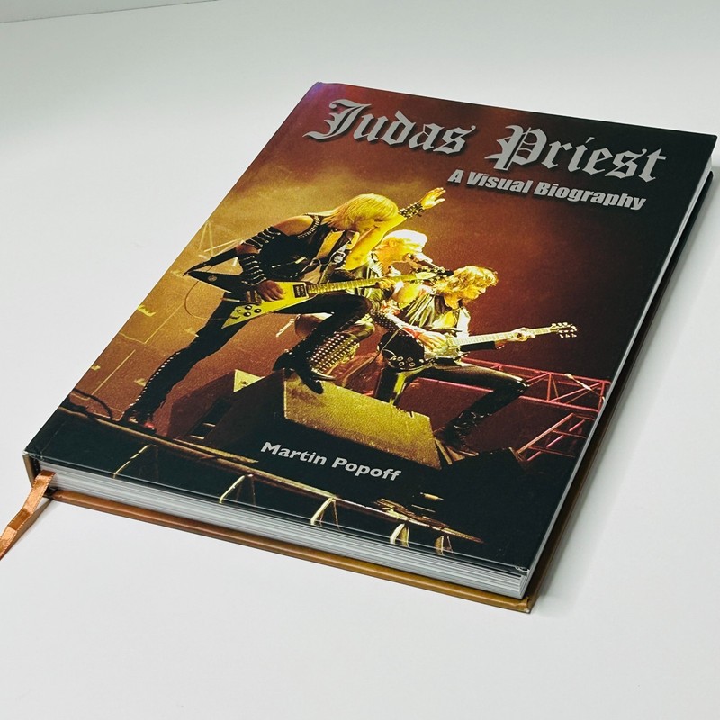 Judas Priest: A Visual Biography by Martin Popoff Large Hardcover Book Art Music gallery