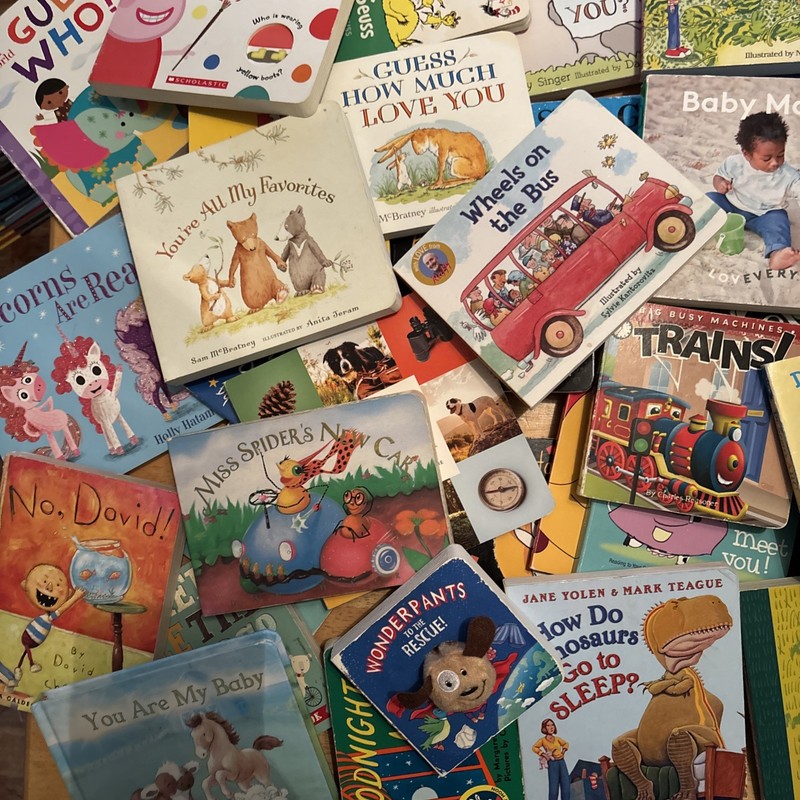 20 RANDOM Childrens Board Books Toddler Daycare Babies Instant Library